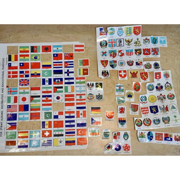 1950s Stamp Collectors Lot - 60 Stamps, World Stamp Album & Learning Stamps Book - Picture 5 of 8